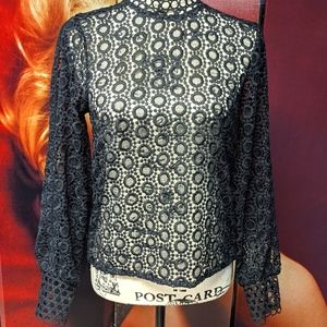 H&M Beautiful Black Blouse